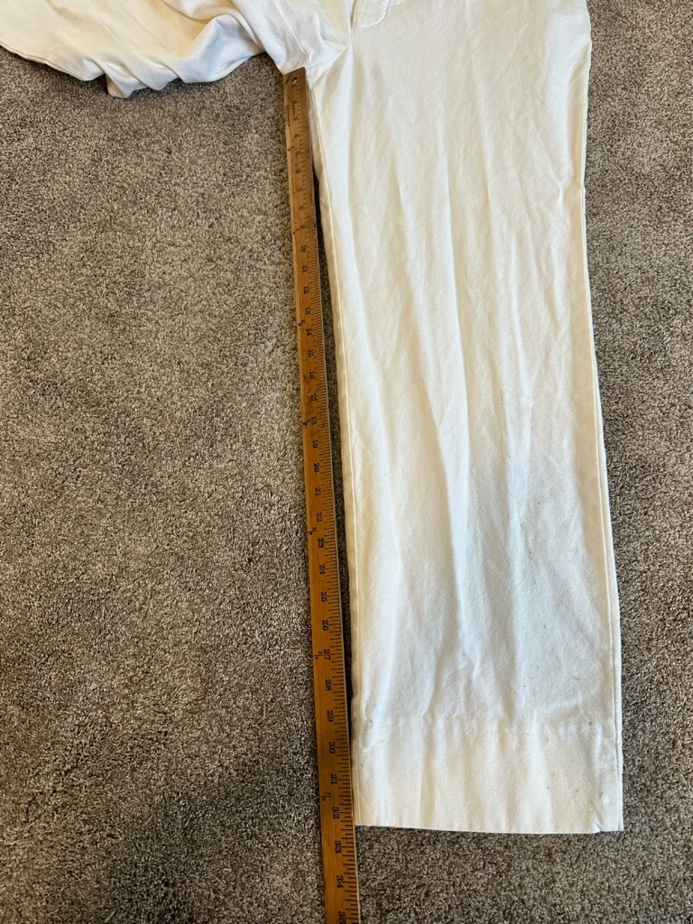 Classics Civil War Reenactment Pants size 40x32 White  Buttons Button Fly FLAW - Picture 8 of 15